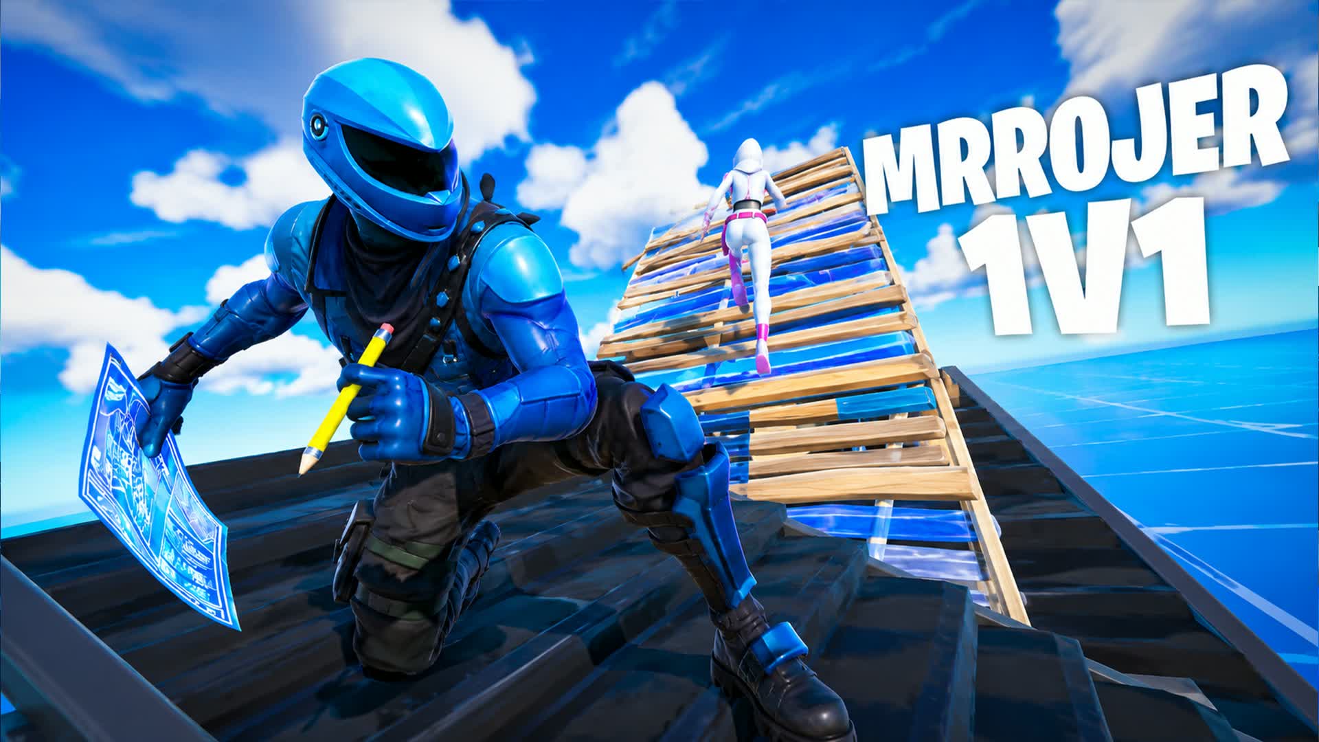 1VS1 MrRojer ALL WEAPONS — Fortnite Creative map