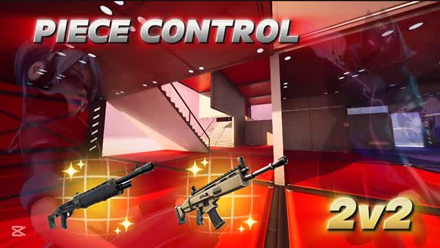 PIECE CONTROL RED VS BLUE 2V2 — Fortnite Creative map