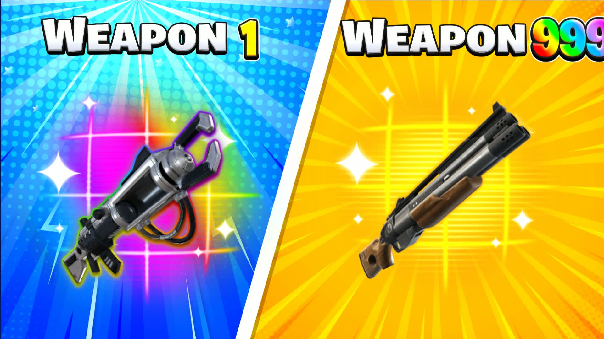EXOTICS GUN GAME 🎈✨ — Fortnite Creative map