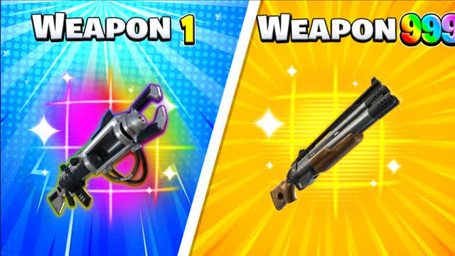 EXOTICS GUN GAME 🎈✨ — Fortnite Creative map