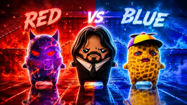 π΄π΅ RED VS BLUE β RULE THE ARENA β Fortnite Creative map