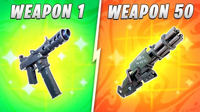 Season 2 Gun Game Classic — Fortnite Creative map