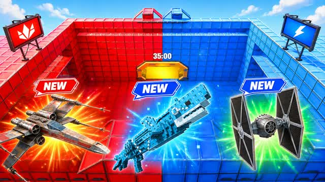 RVB RED VS BLUE🔴REALISTIC🔵 — Fortnite Creative map