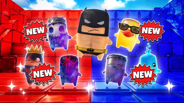 RED VS BLUE ๐ด๐ต NEW BATMAN SPRITE โ Fortnite Creative map