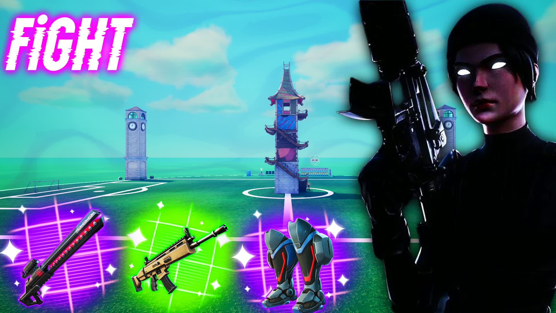 FIGHT LAST STORMطوخ 1V1V1🎯 — Fortnite Creative map