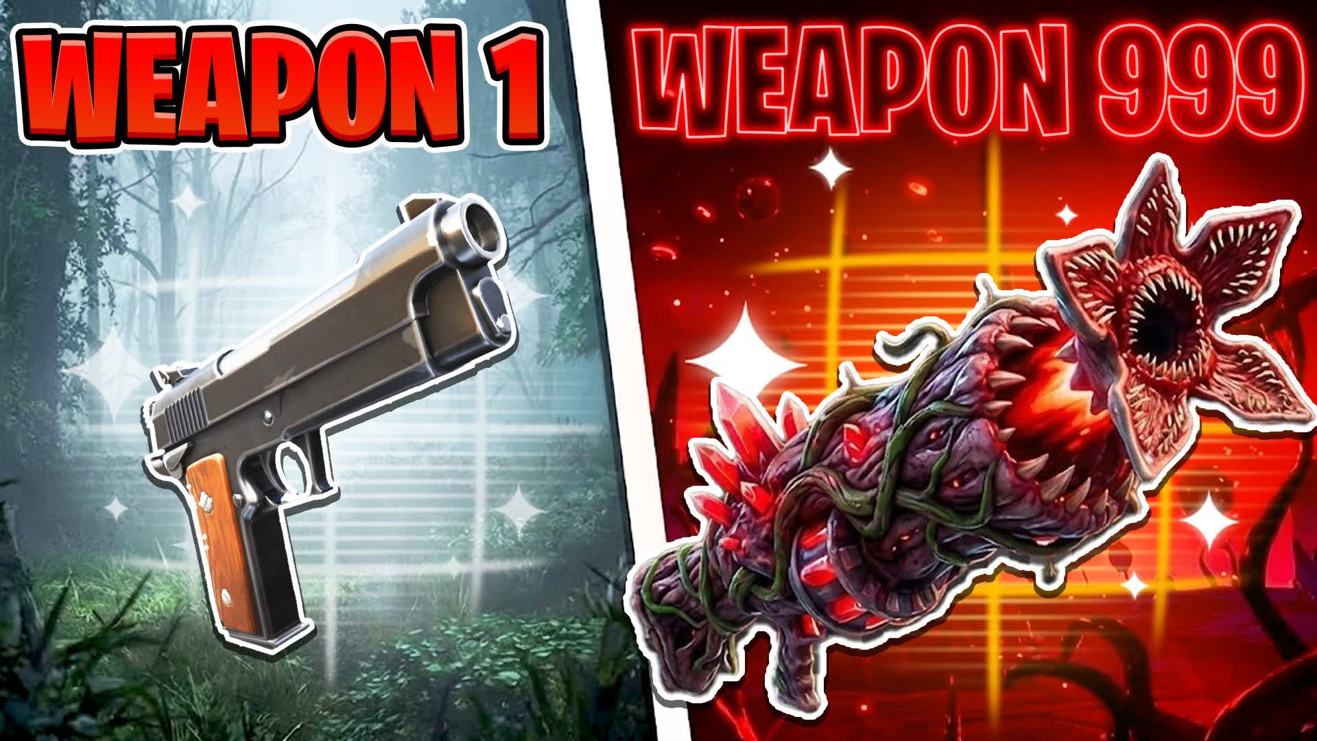 STRANGER THINGS GUN GAME 🚲 — Fortnite Creative map