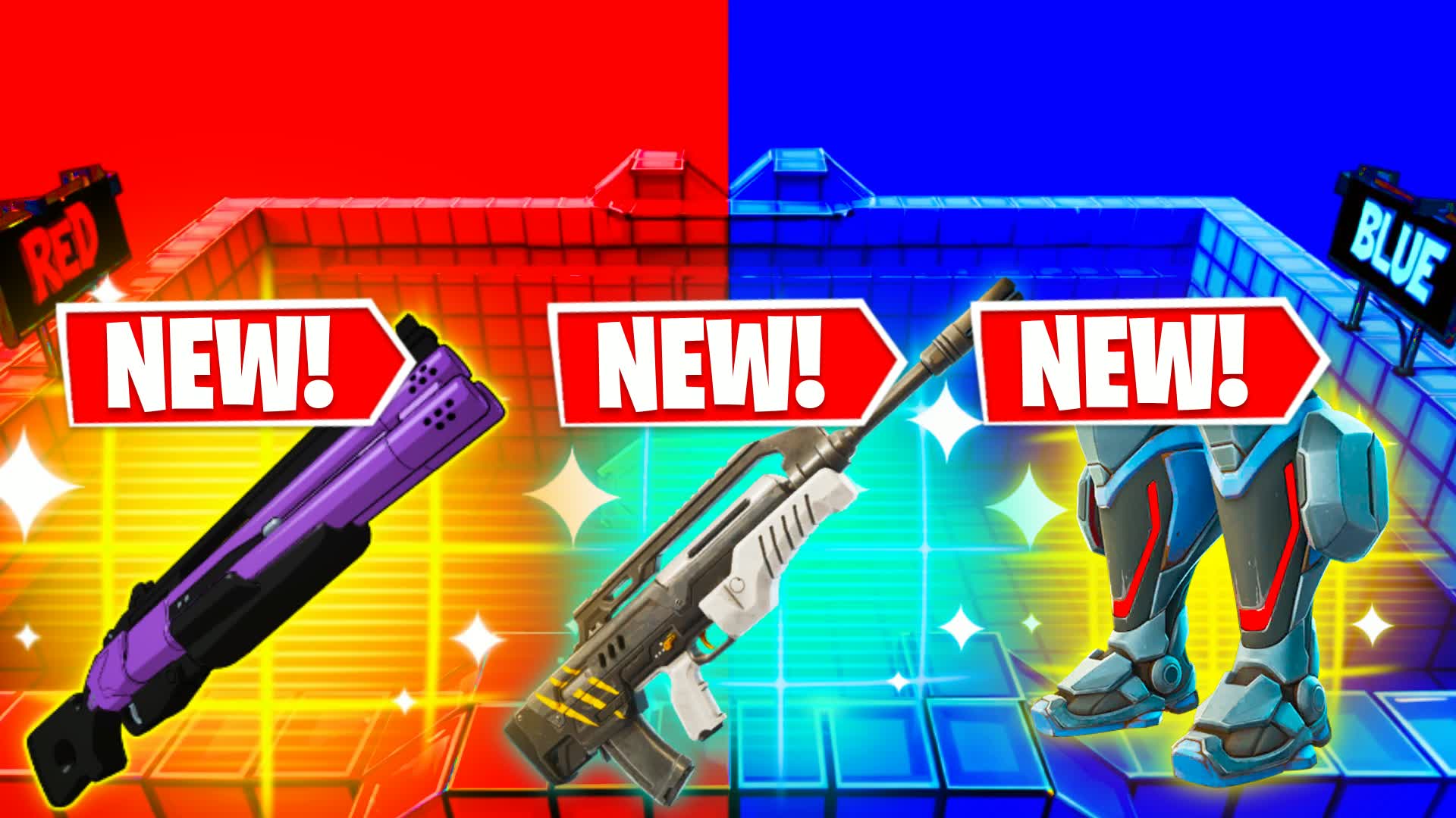 RVB RED VS BLUE D — Fortnite Creative map