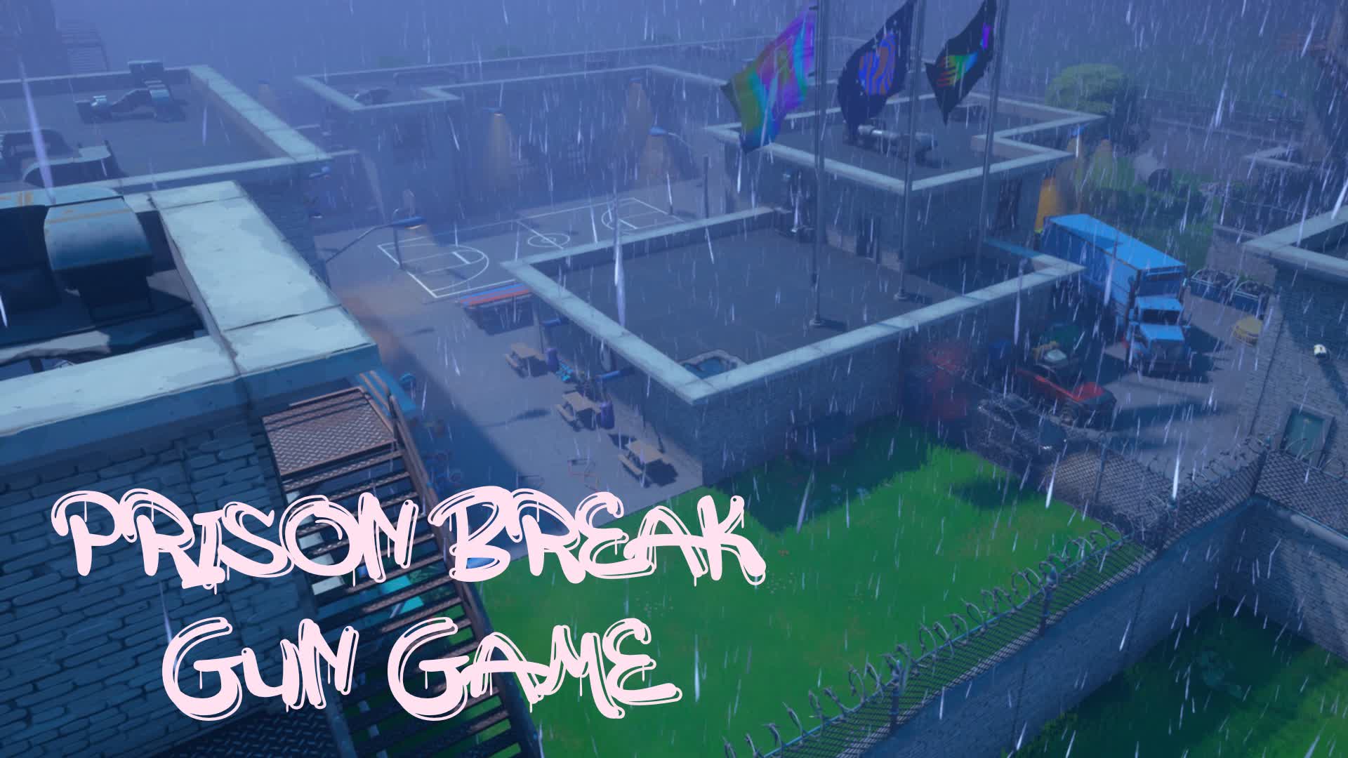 Prison Break Gun Game — Fortnite Creative map