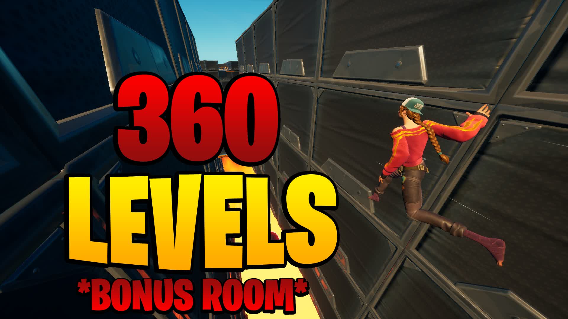 ⭐360 LEVELS DEATHRUN⭐ — Fortnite Creative map