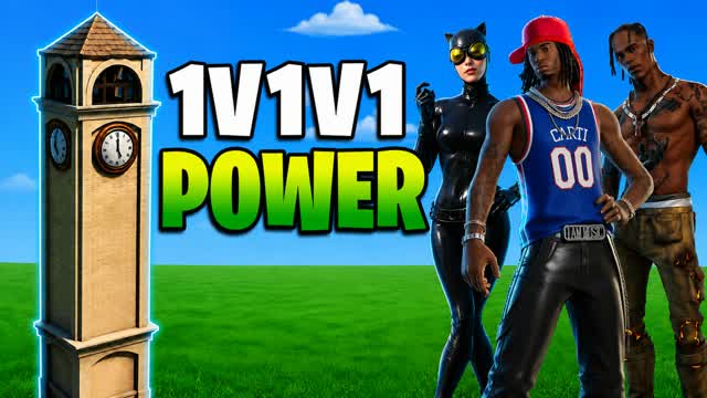 1V1V1 POWER β Fortnite Creative map