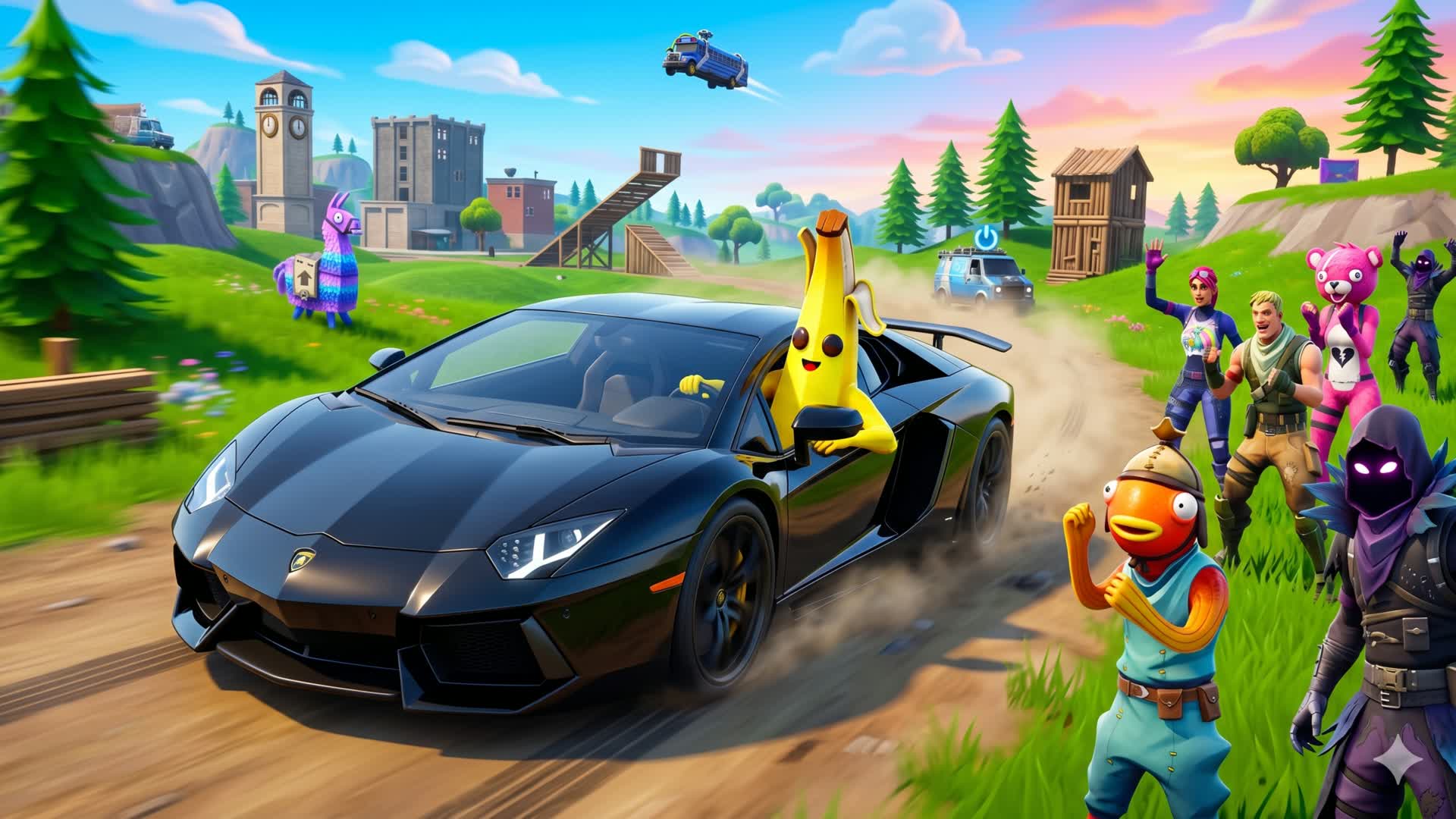 The Driving Open World โ Fortnite Creative map