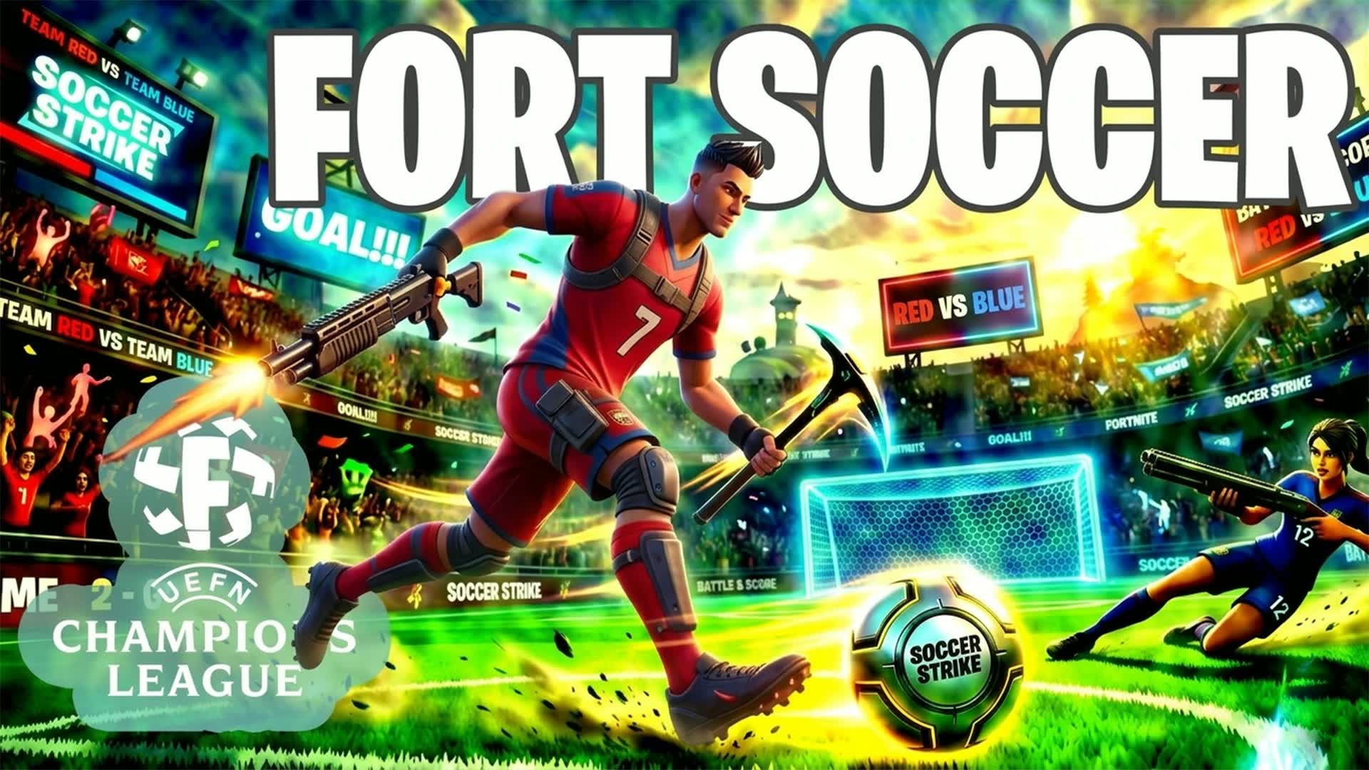 Smash Soccer Mayhem — Fortnite Creative map