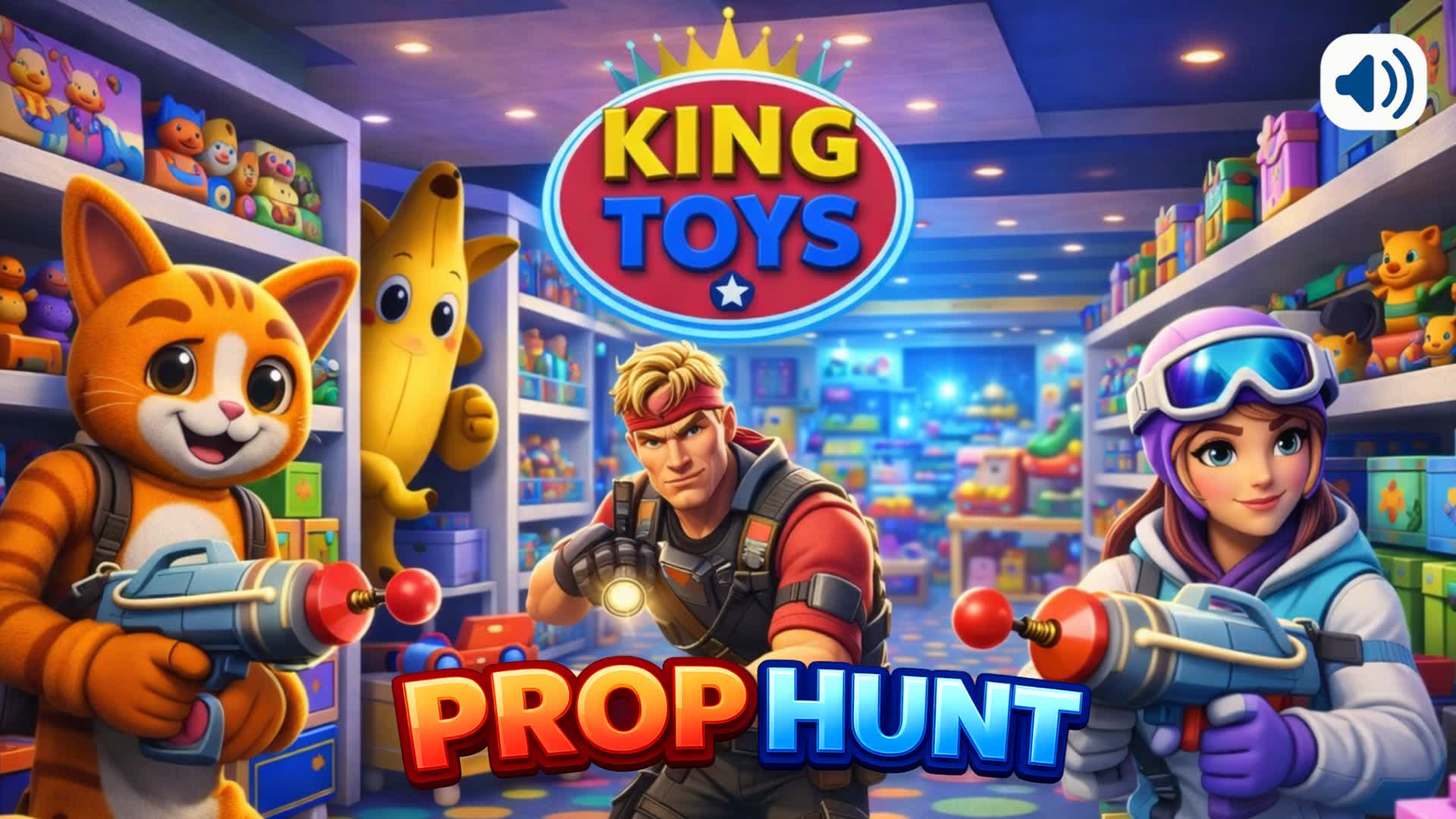 PROP HUNT KING TOYS — Fortnite Creative map