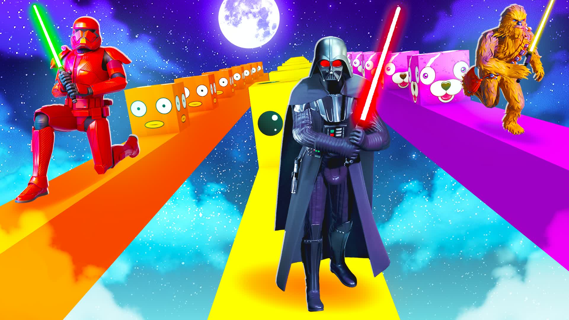 LUCKY ARENA - GALACTIC BATTLE β Fortnite Creative map