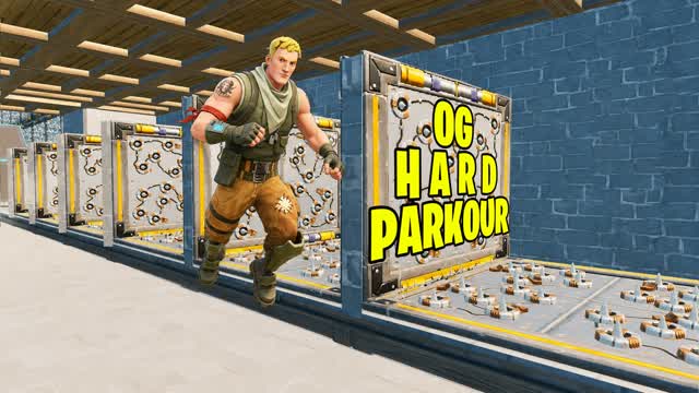 ⭐OG 16 levels Hard Parkour⭐ — Fortnite Creative map