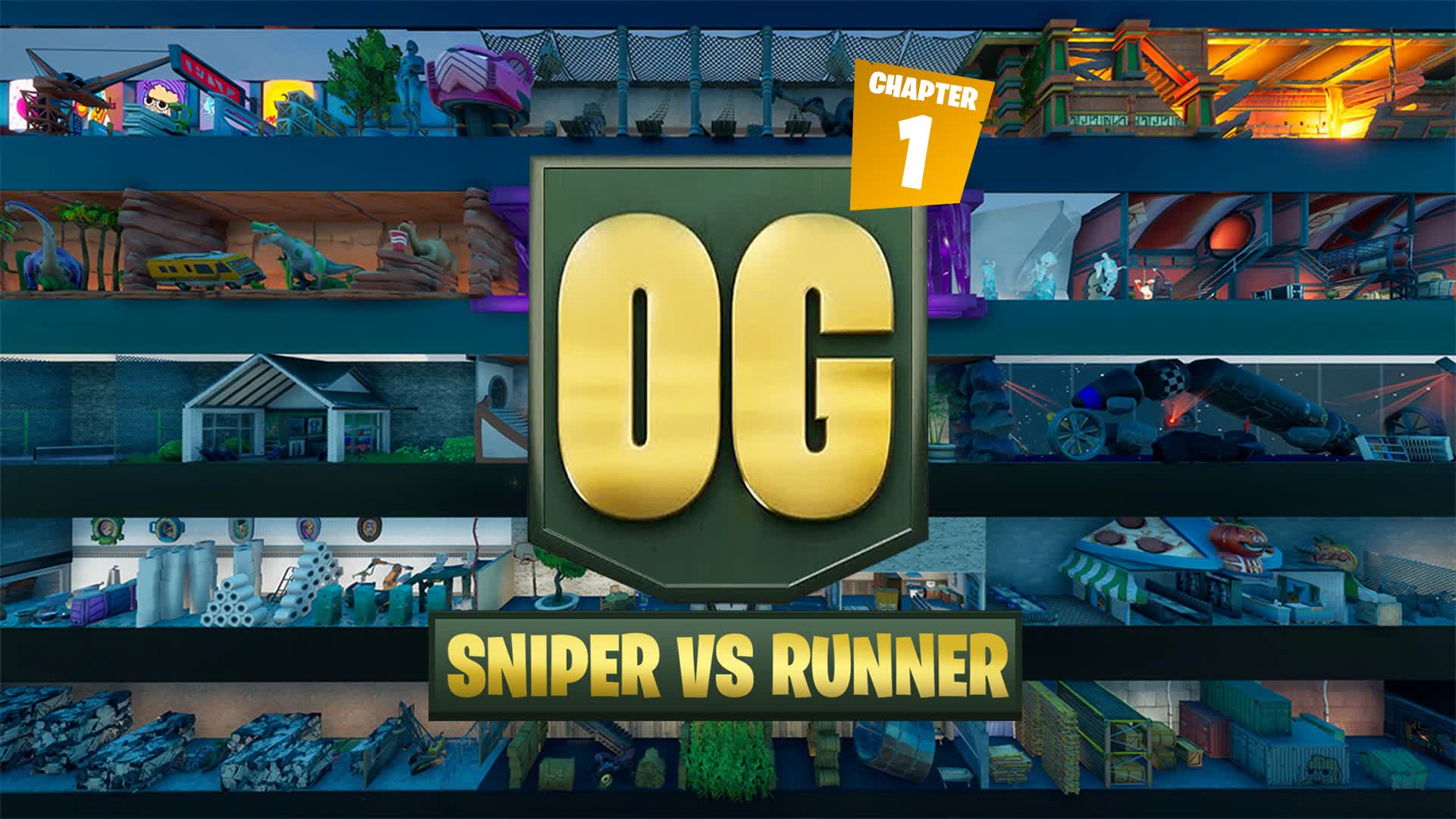 SNIPER VS RUNNER - OG CHAPTER 1 — Fortnite Creative map