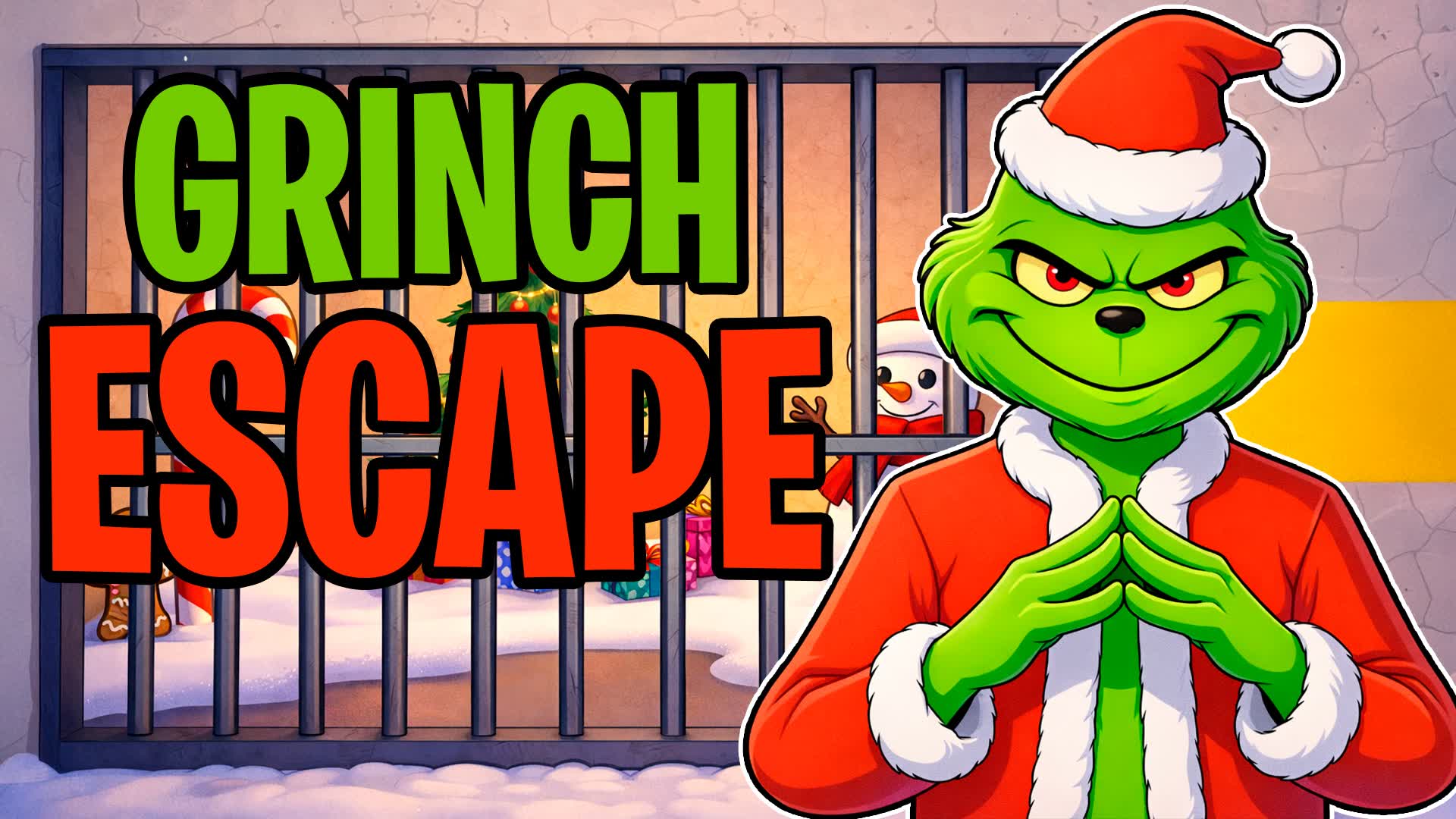 ESCAPE FROM GRINCH β Fortnite Creative map