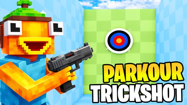 CRAZY +300 TRICKSHOT PARKOUR🎯 — Fortnite Creative map