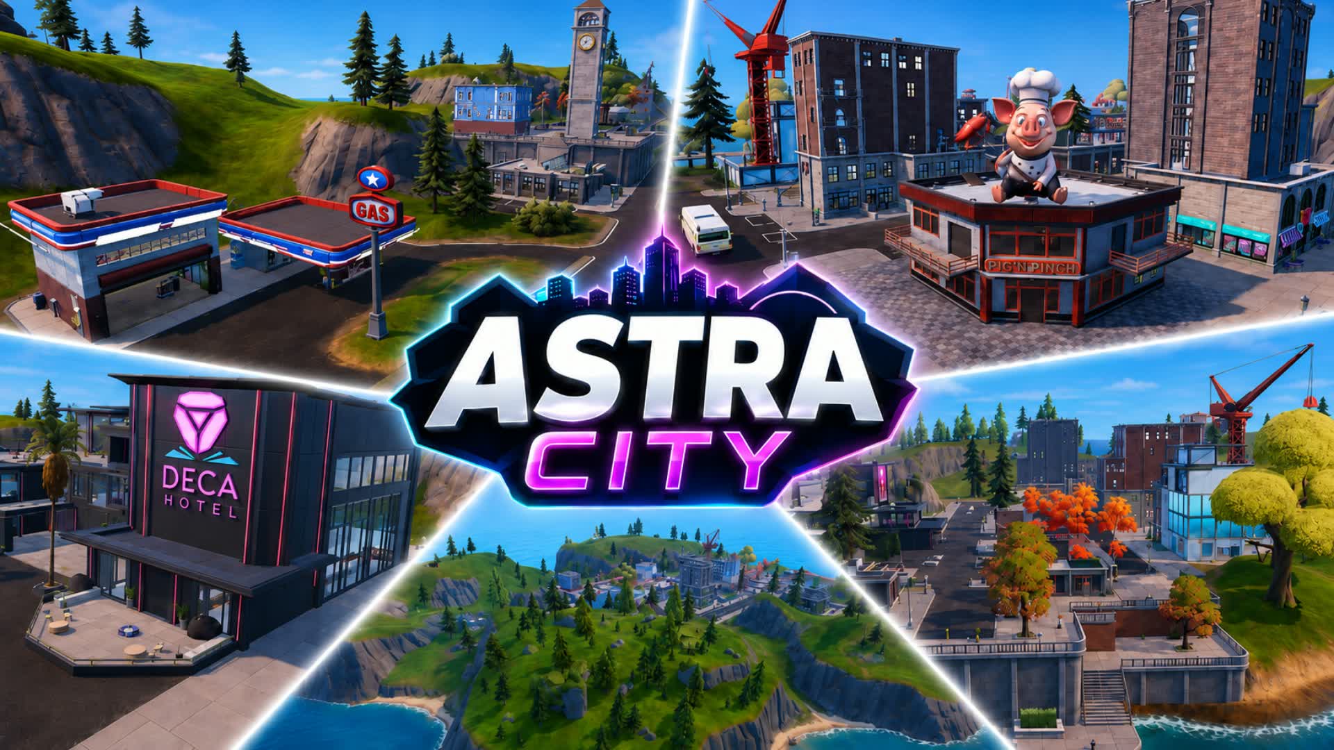 Astra City — Fortnite Creative map