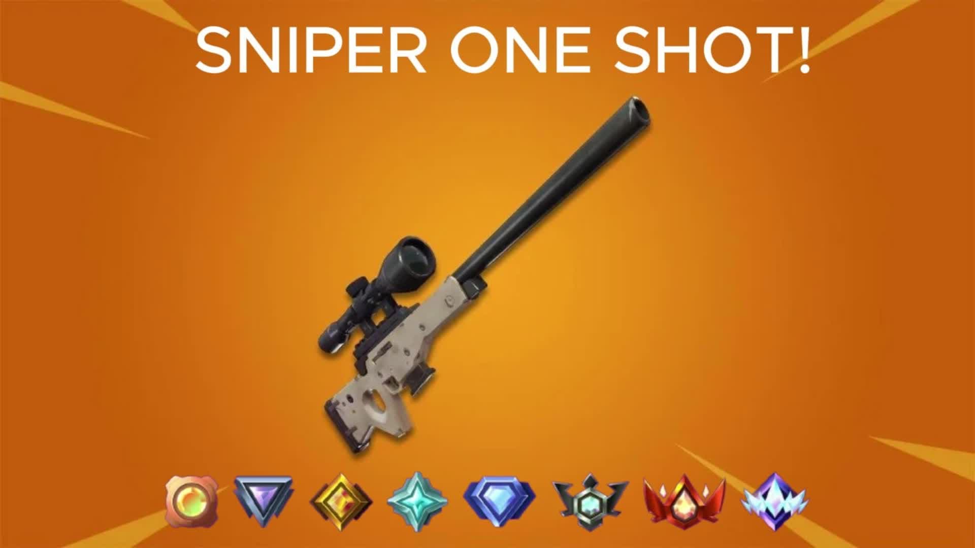sniper one shot — Fortnite Creative map