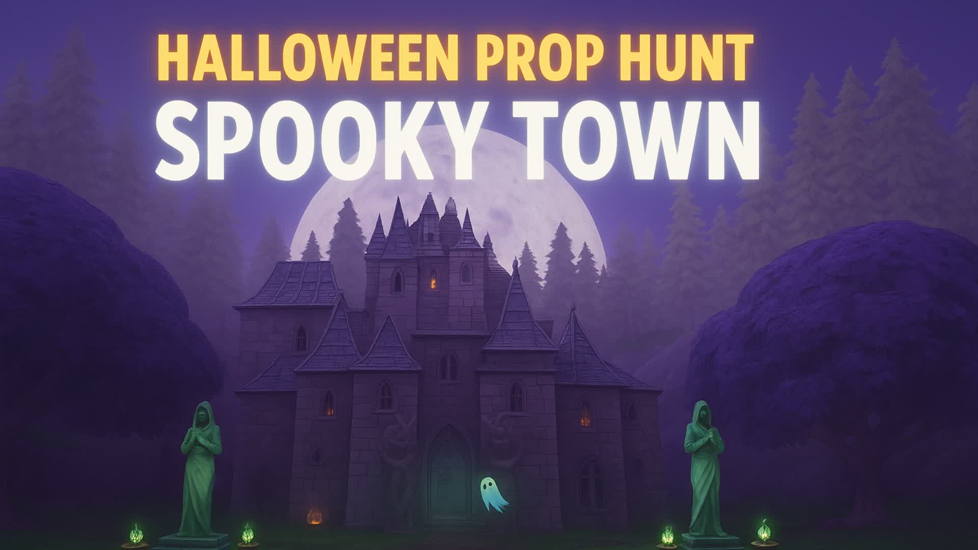 HALLOWEEN PROP HUNT: SPOOKY TOWN — Fortnite Creative map