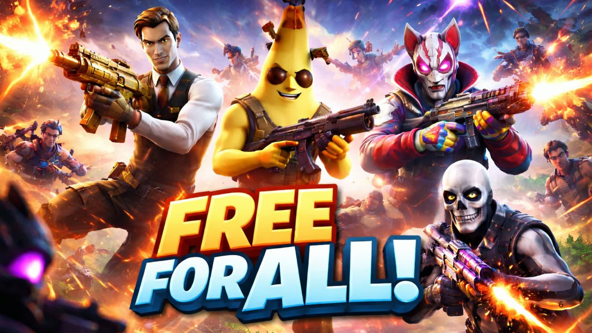 Free For All Battle — Fortnite Creative map