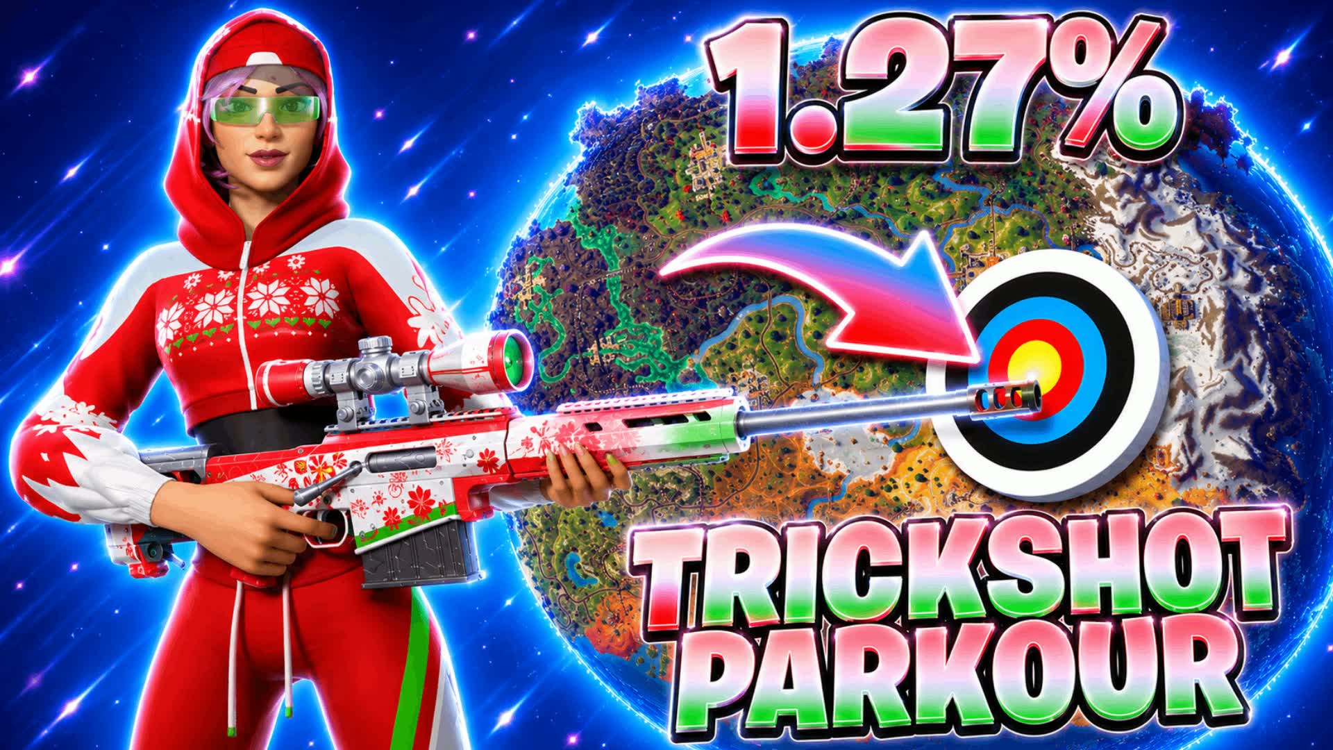 🚧👷CONSTRUCTION TRICKSHOT PARKOUR UNC🎯 — Fortnite Creative map