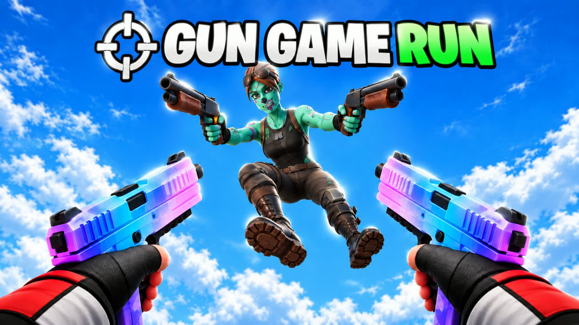 Gun Game Run — Fortnite Creative map