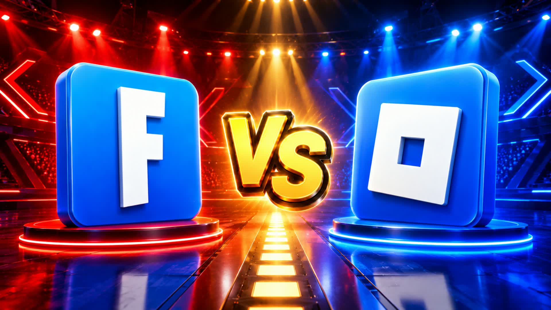 RED VS BLUE 🔴🔵SUPER RIVAL LOGO — Fortnite Creative map