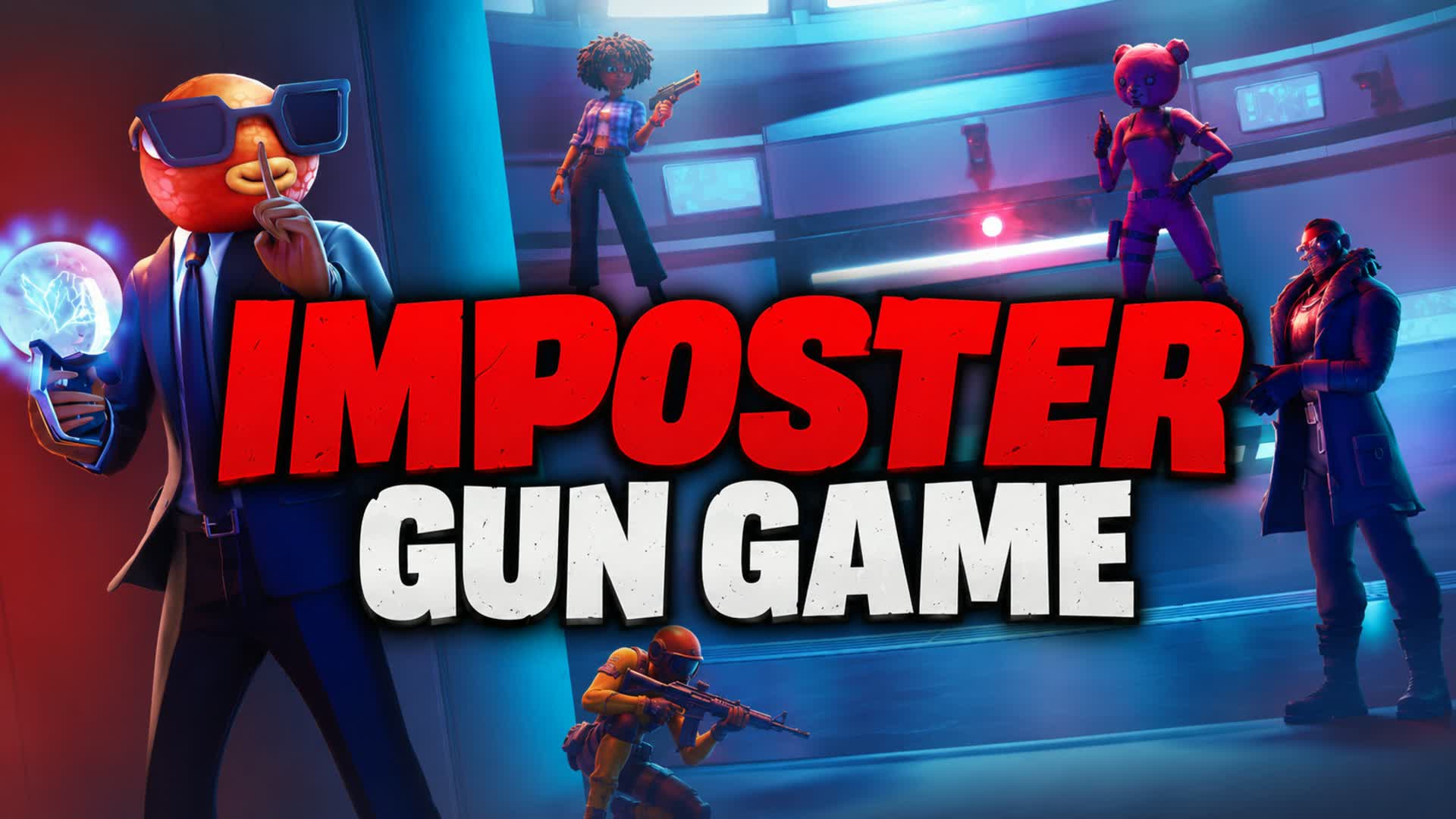 IMPOSTOR GUN GAME — Fortnite Creative map
