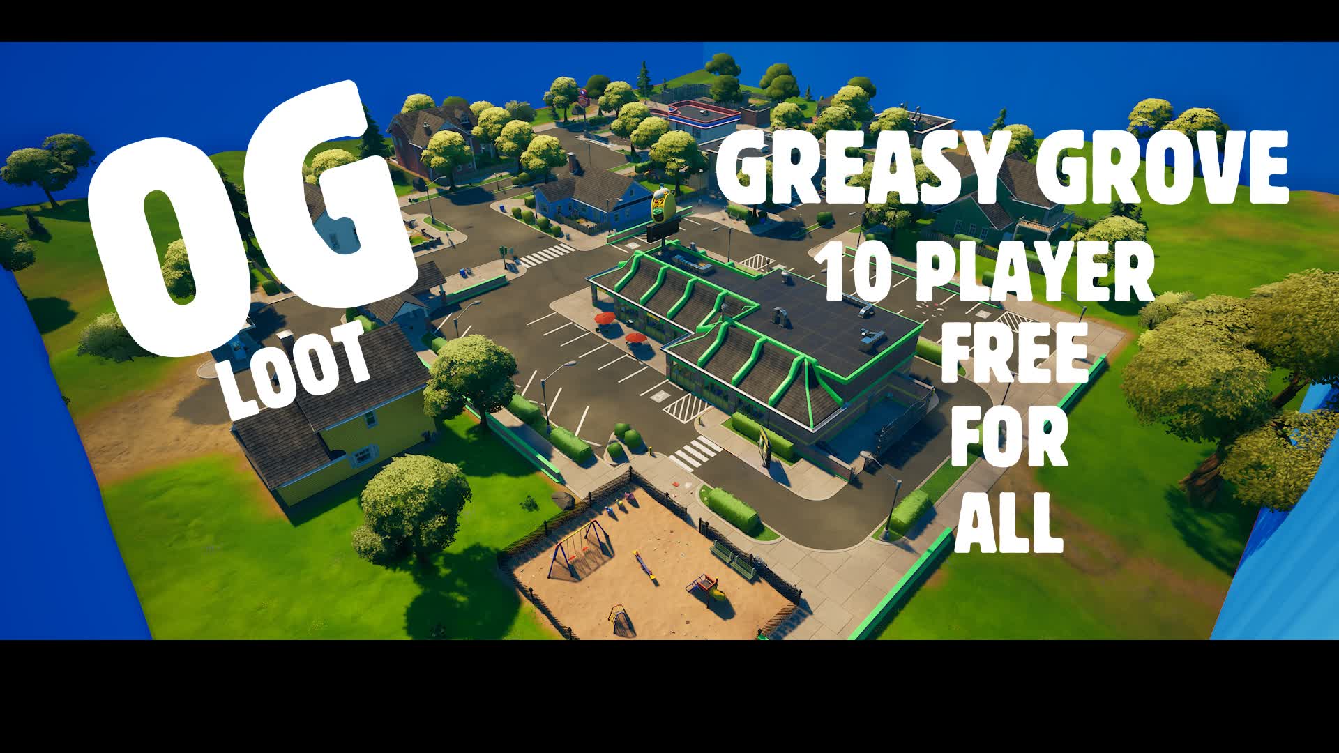 Greasy grove FREE FOR ALL — Fortnite Creative map