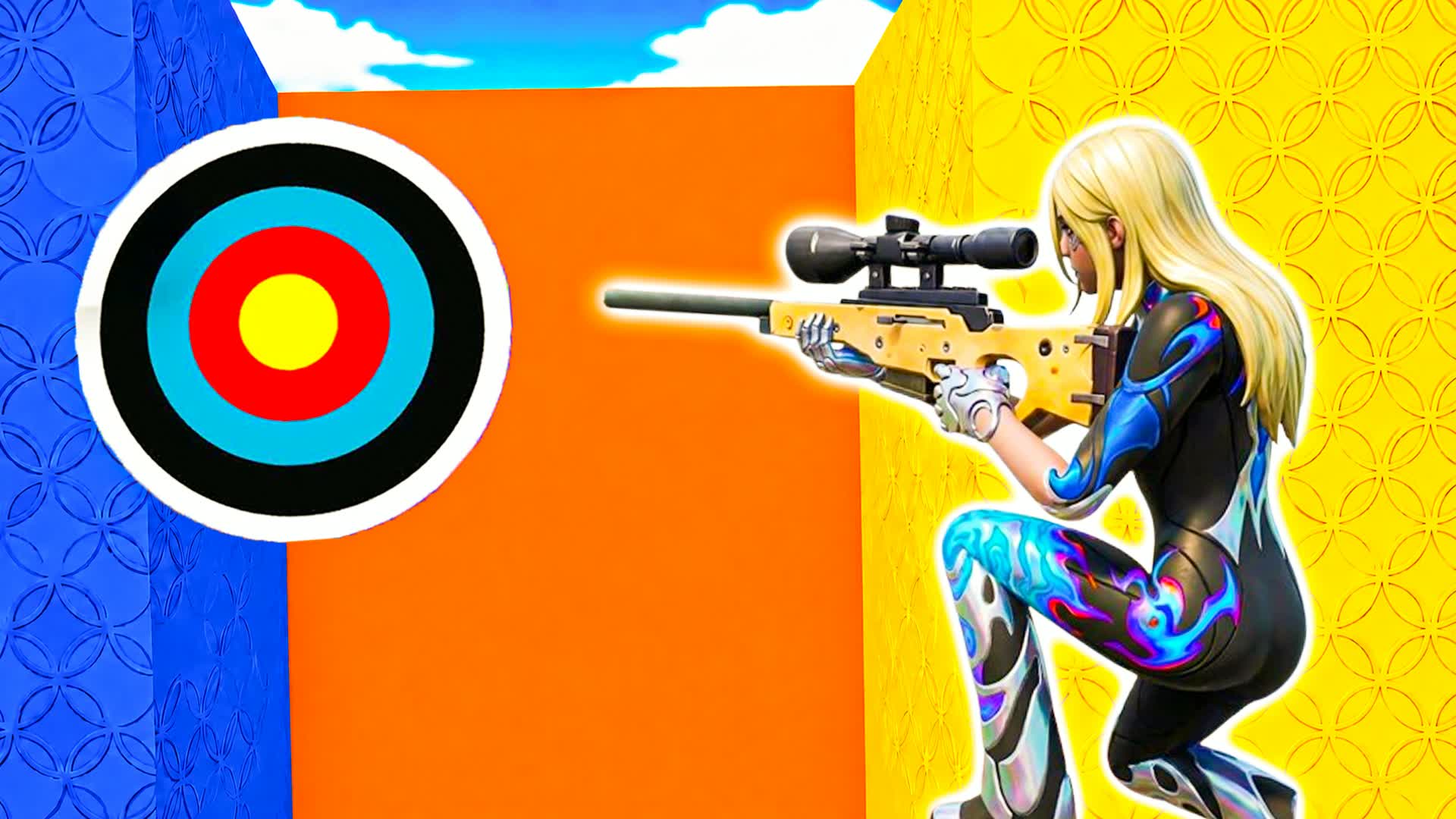 UNC HUGE SUPER TRICKSHOT โ Fortnite Creative map