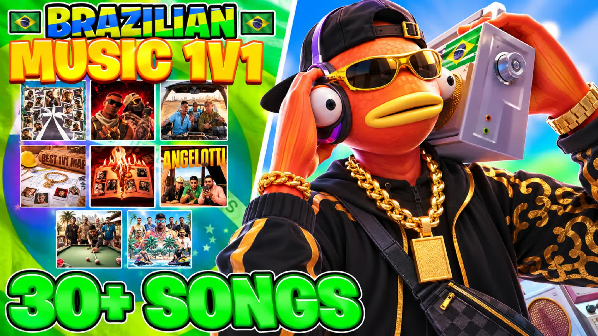 1V1 BRAZIL FUNK 🎵 — Fortnite Creative map