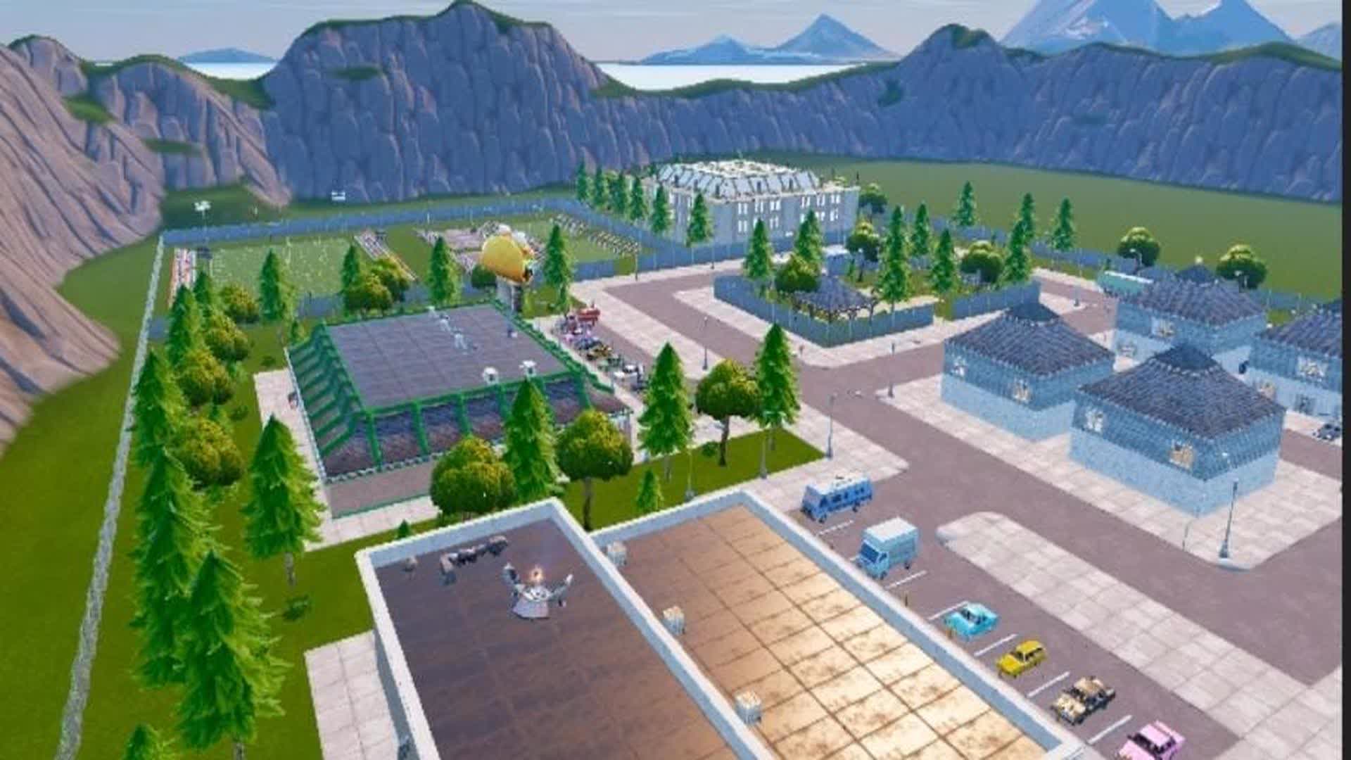 Hide and seek - Town — Fortnite Creative map