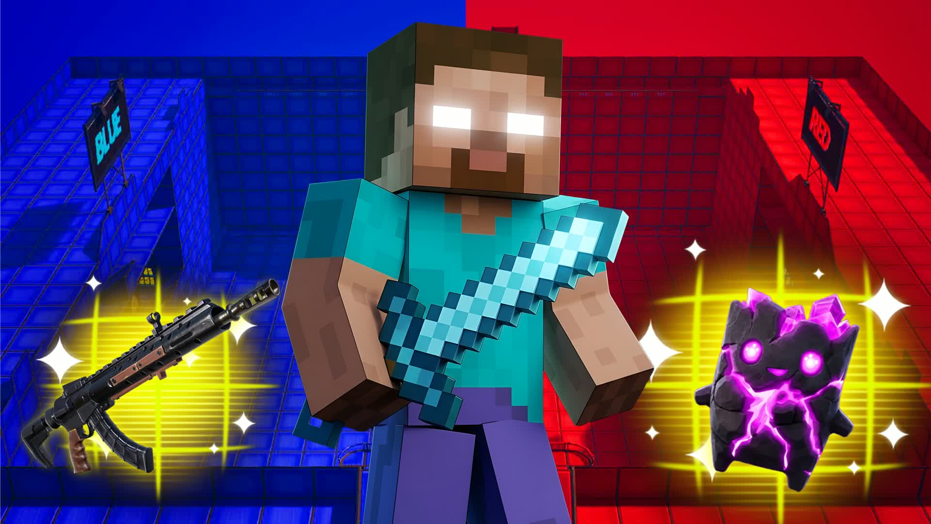 67 RED VS BLUE ๐ด๐ต UNC 67 โ Fortnite Creative map