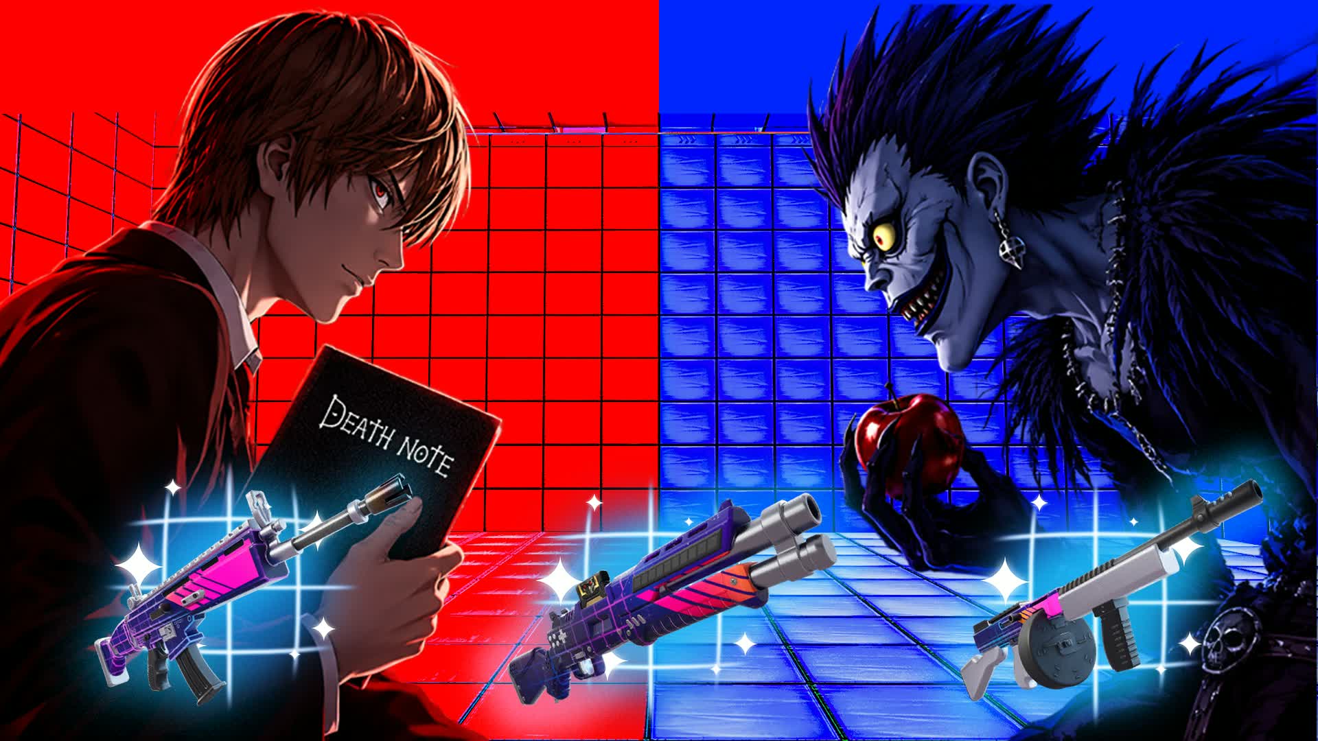 RED VS BLUE 🔴🔵CRAZzY — Fortnite Creative map