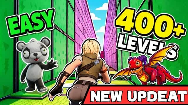 【SIDEKICK】DEFAULT PARKOUR 400+ REMAKE — Fortnite Creative map