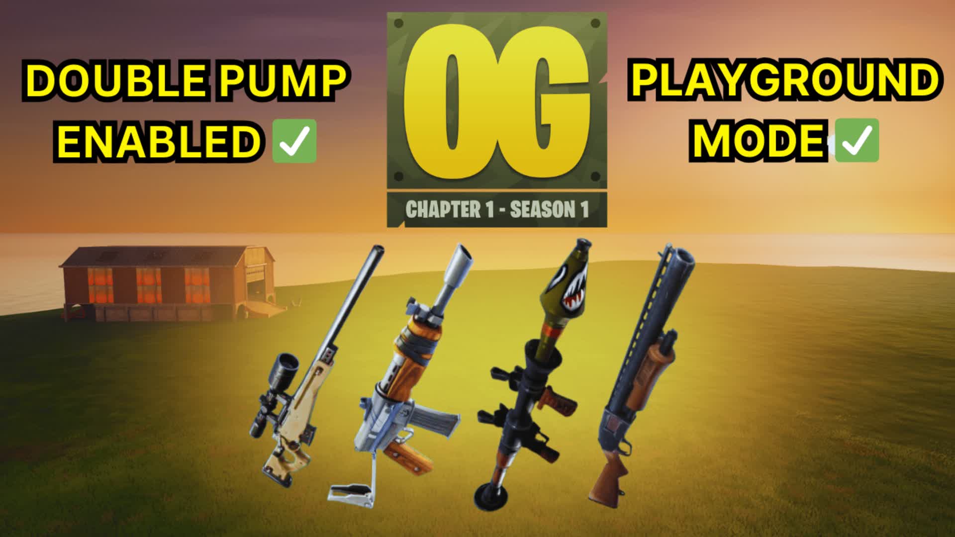 Fortnite OG Warm Up — Fortnite Creative map