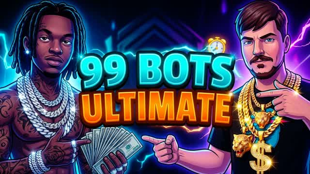 99 BOTS BATTLE ✨ — Fortnite Creative map