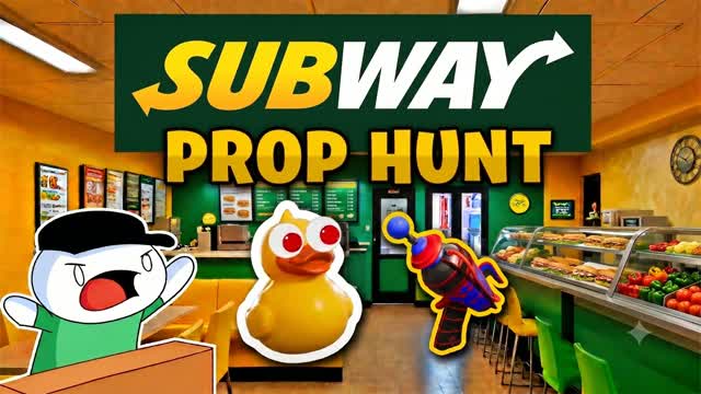 SUBWAY PROP HUNT π₯ͺ β Fortnite Creative map