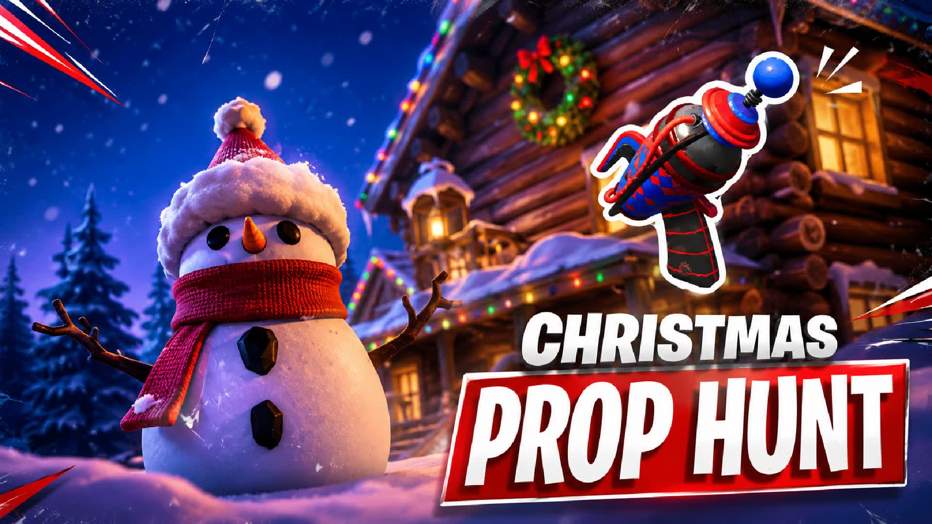 PROP HUNT CHRISTMAS BY DZIEDZIC β Fortnite Creative map