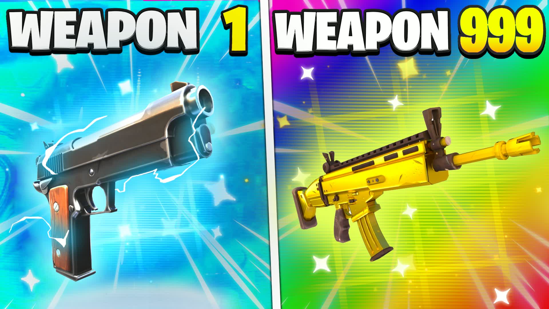 π« THE GUN GAME π― ONE SHOT β Fortnite Creative map