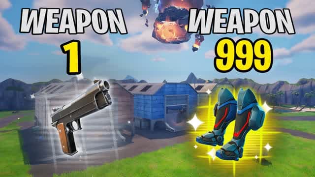 OG DUSTY GUN GAME π―ONE SHOT β Fortnite Creative map