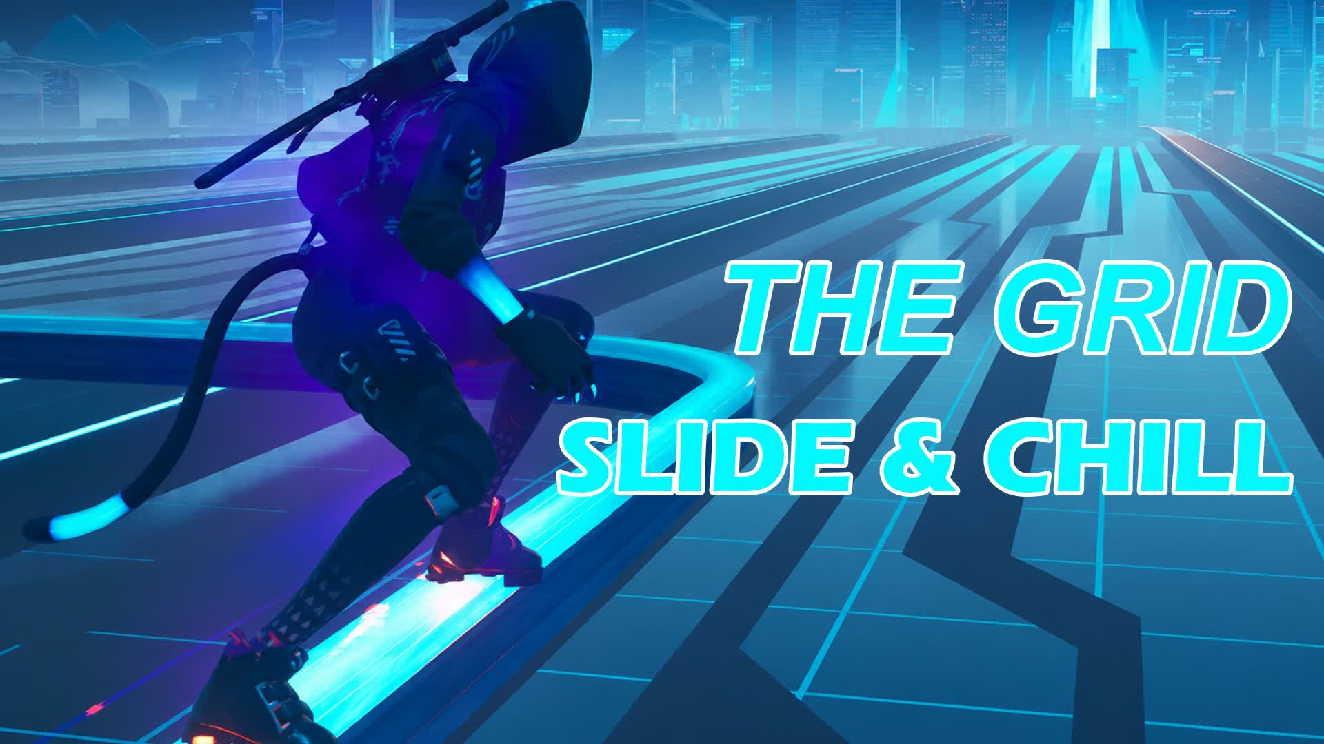 The Grid Slide and Chill — Fortnite Creative map
