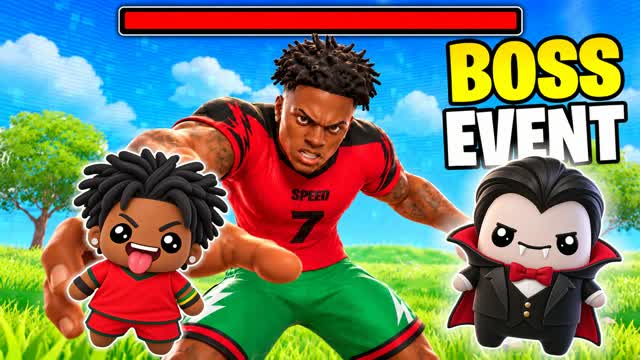 ISHOWSPEED BOSS FIGHT & SPRITES — Fortnite Creative map