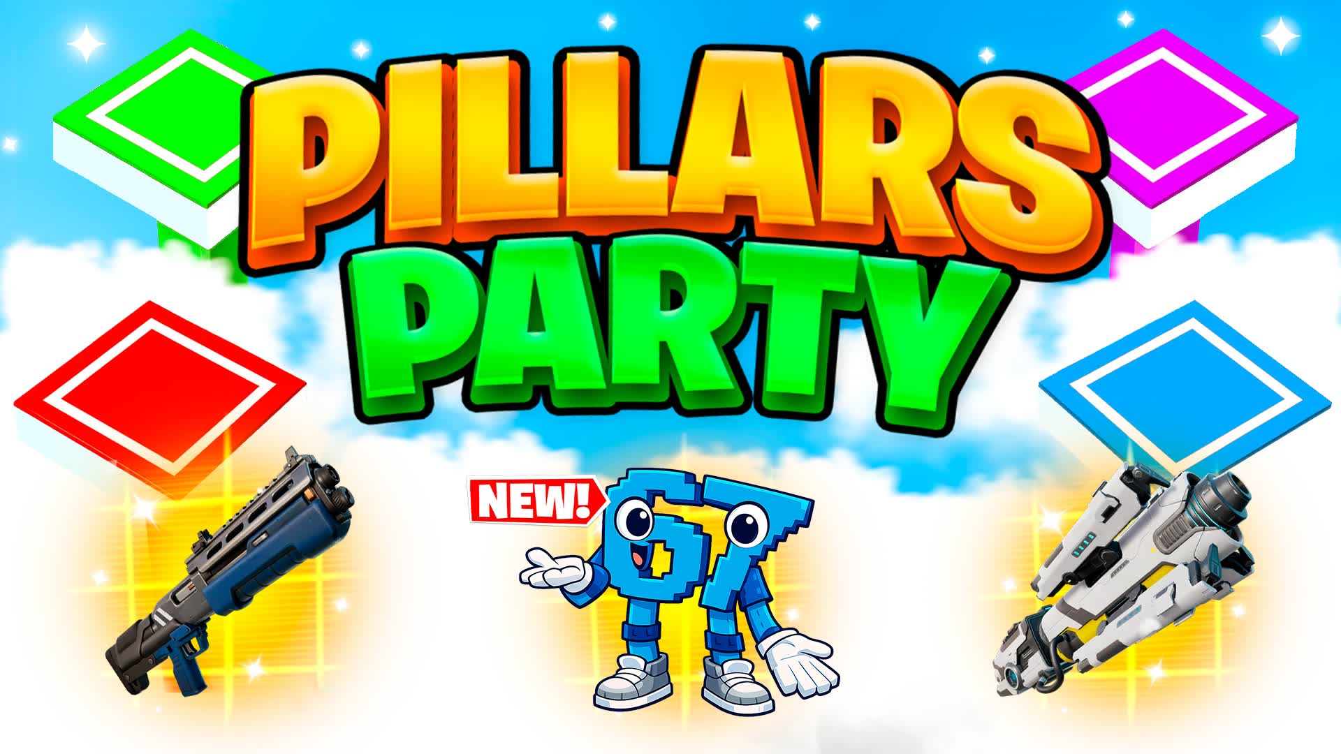 PILLARS PARTY β Fortnite Creative map
