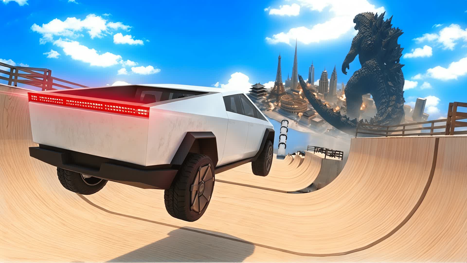 🏜️DESERT DRIVE FFA SURVIVAL — Fortnite Creative map