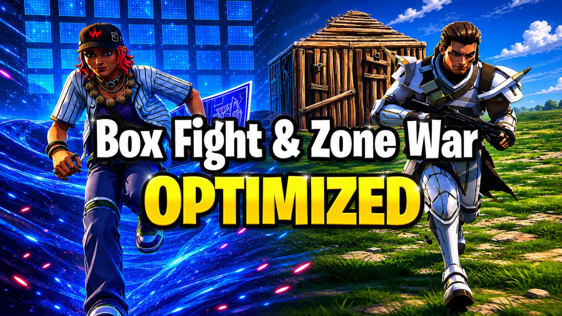 Box Fight & Zone War OPTIMIZED โ Fortnite Creative map
