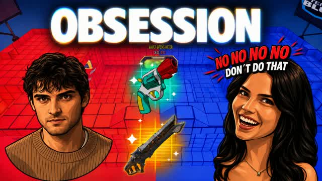 Obsession Red vs Blueπ΄π΅ β Fortnite Creative map
