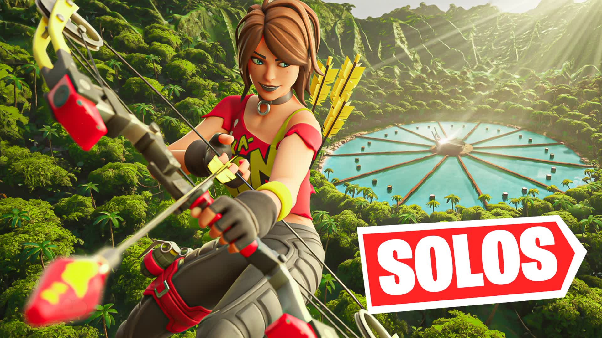 🦎SURVIVAL JUNGLE - SOLOS — Fortnite Creative map